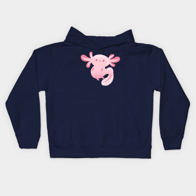 Axolotl Kids Hoodie by voidea